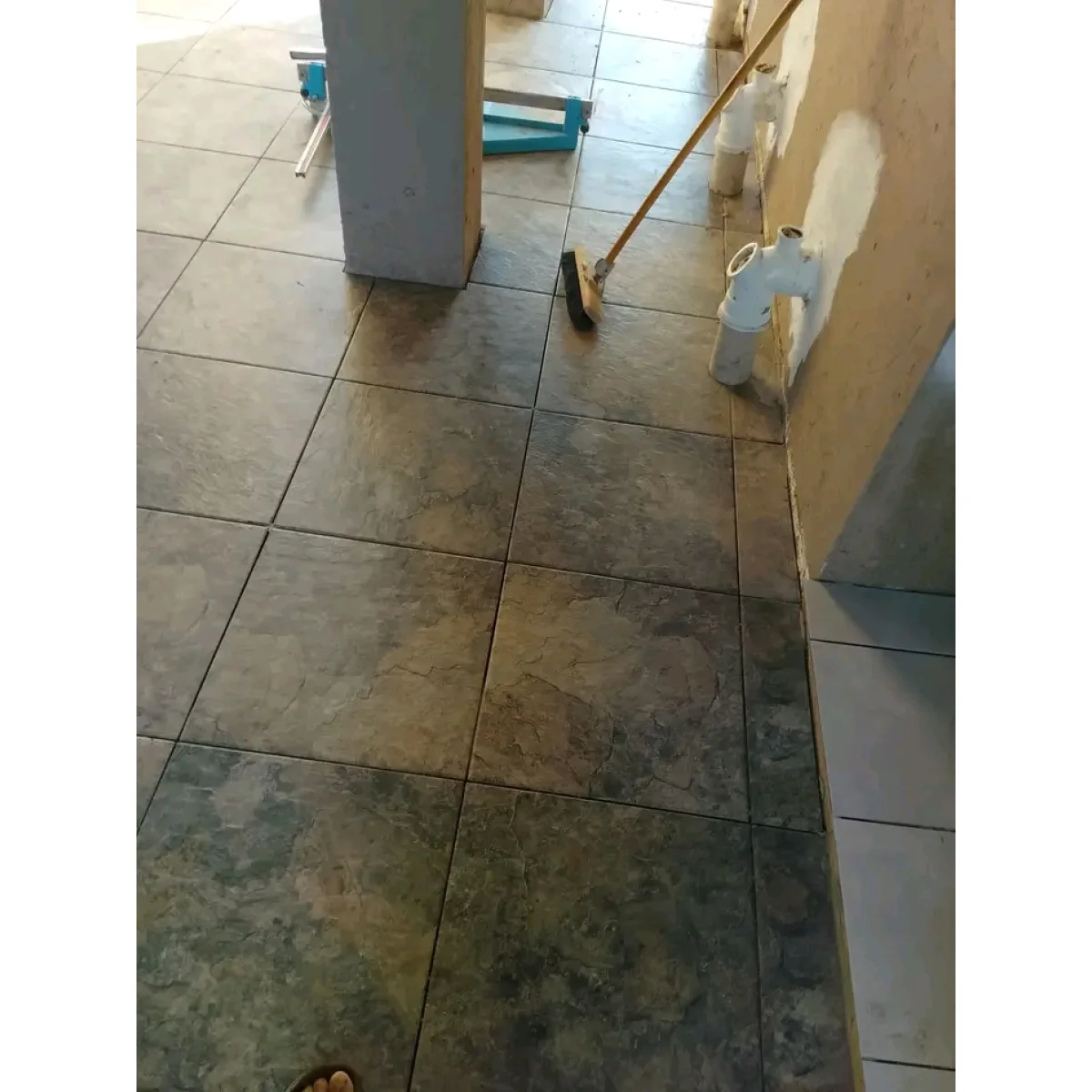 Tiling installation